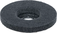 Polírozókorong | karborundum | Ø 115 mm | 180-as szemcsefinomság