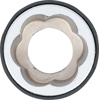 Spirálbites dugókulcsbetét /csavarkiszedő | Külső hatszögletű 19 mm | 19 mm