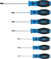 Csavarhúzó készlet | T-profil (Torx) furattal | T10 - T40 | 7 darabos