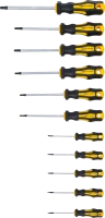 Csavarhúzó készlet | T-profil (Torx) T6 - T40 | 11 darabos