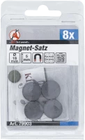 Mágneskészlet | kerámia | Ø 18 mm | 8 darabos
