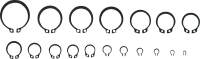 Külső seegergyűrű készlet | Ø 3 - 32 mm | 300 darabos