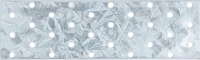 Acél perforált lemez | 200 x 60 x 2 mm
