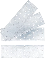 acél perforált lemez készlet | 200 x 60 x 2 mm | 4 darabos