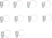 Tömlőbilincs | INOX | 12 x 20 mm | 10 darabos