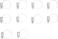 Tömlőbilincs | INOX | 20 x 32 mm | 10 darabos