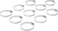 Tömlőbilincs | INOX | 50 x 70 mm | 10 darabos