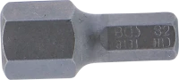 Behajtófej | Hossz 25 mm | Külső hatszögletű 6,3 mm (1/4") | Belső hatszögletű 10 mm