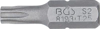 Behajtófej | Hossz 25 mm | Külső hatszögletű 6,3 mm (1/4") | T-profil (Torx) T25
