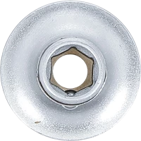 Golyós behajtófej-adapter | Belső négyszögletű kulcsnyílású elem 12,5 mm (1/2") | Belső hatszögletű 6,3 mm (1/4")