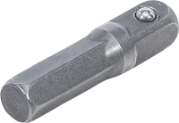 Behajtófej-racsni adapter | Külső hatszögletű 6,3 mm (1/4") - 6,3 mm (1/4") | 30 mm