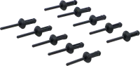 Műanyag popszegecsek a BGS 8463-hez | 5,0 x 17,2 mm | 10 darabos
