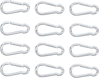 Karabiner készlet | 5 x 50 mm | 12 darabos
