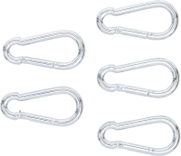 Karabiner készlet | 8 x 80 mm | 5 darabos
