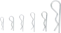 Rugós sasszeg készlet | Ø 1,2 - 3,0 mm | 48 darabos