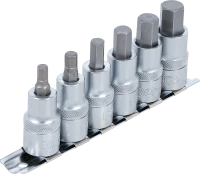 Behajtófej-készlet | 12,5 mm (1/2") | Belső hatszögletű 6 - 14 mm | 6 darabos