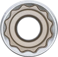 Dugókulcs, tizenkétszögletű, mély | 12,5 mm (1/2") | 21 mm