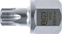 Bordásszíj-behajtófej | 12,5 mm (1/2"), külső hatszögletű 22 mm | T-profil (Torx) T60