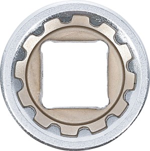 Steckschlüssel-Einsatz Gear Lock | Antrieb Innenvierkant 12,5 mm (1/2") | SW 20 mm 