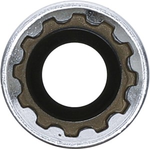 Steckschlüssel-Einsatz Gear Lock, tief | Antrieb Innenvierkant 10 mm (3/8") | SW 13 mm 