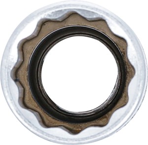 Steckschlüssel-Einsatz Zwölfkant, tief | Antrieb Innenvierkant 12,5 mm (1/2") | SW 16 mm 