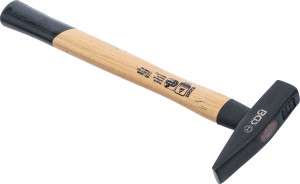Schlosserhammer | Hickory-Stiel | DIN 1041 | 200 g 
