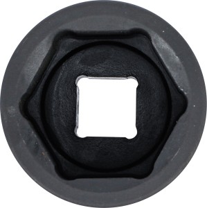Kraft-Steckschlüssel-Einsatz Sechskant | Antrieb Innenvierkant 25 mm (1") | SW 60 mm 