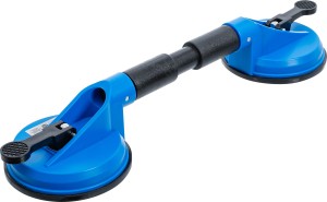 Gummi-Doppelsauger | ABS | mit flexiblen Köpfen | Ø 120 mm | 390 mm 