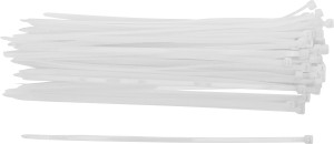 Kabelbinder-Sortiment | weiß | 4,8 x 250 mm | 50-tlg. 
