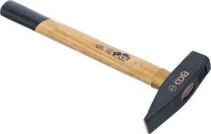 Schlosserhammer | Holz-Stiel | DIN 1041 | 500 g 