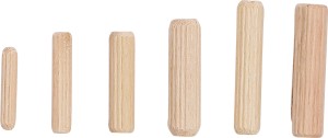 Holzdübel-Sortiment | Ø 5 - 10 mm | 53-tlg. 