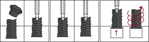 Schraubenausdreher-Satz | für Innensechskant 1,5 - 10 mm / T-Profil (für Torx) | T10 - T55 | 19-tlg. 
