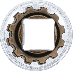 Steckschlüssel-Einsatz Gear Lock, tief | Antrieb Innenvierkant 10 mm (3/8") | SW 15 mm 