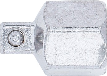 Adaptador de llave de vaso | cuadrado interior 12,5 mm (1/2") - cuadrado exterior 10 mm (3/8") 