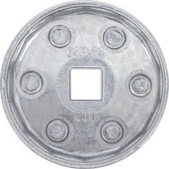Klucz do filtra oleju | 14-kątny | Ø 64 mm | dla Daihatsu, Fiat, Nissan, Toyota 