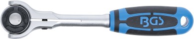 Umschaltknarre mit Kugelkopf | Abtrieb Außenvierkant 6,3 mm (1/4") 
