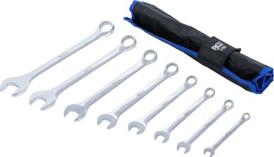Combination Spanner Set | Inch Sizes | 1/8" - 9/16" Withworth | 8 pcs. 