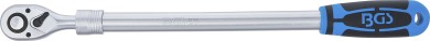 Umschaltknarre, ausziehbar | extra lang | Abtrieb Außenvierkant 12,5 mm (1/2") | 455 - 595 mm 