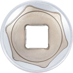 Steckschlüssel-Einsatz Sechskant | Antrieb Innenvierkant 12,5 mm (1/2") | SW 1.1/4" 