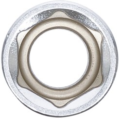 Steckschlüssel-Einsatz Sechskant | Antrieb Innenvierkant 12,5 mm (1/2") | SW 17 mm 