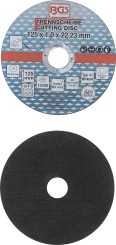 Disk za rezanje plemenitog čelika | Ø 125 x 1,0 x 22,2 mm | 5 kom. 