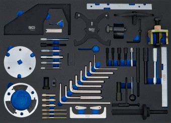 Inserção para carrinho de ferramentas 3/3: Conjunto de ferramentas de afinação do motor | para Ford, VW, Seat, Mazda, Volvo 