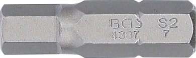 Ponta | Comprimento 30 mm | Entrada de sextavado externo 8 mm (5/16") | Hexágono interno 7 mm 