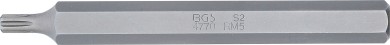 Bit | Lungime 100 mm | Antrenare 6 colțuri exterior 10 mm (3/8") | Profil pană (pentru RIBE) M5 
