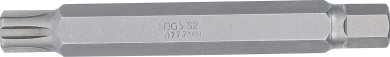 Douilles à embouts | Longueur 100 mm | 10 mm (3/8") | profil cannelé (pour RIBE) M11 