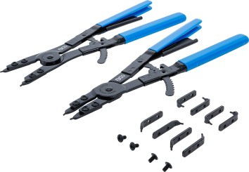 Circlip Pliers Set | for Trucks / Commercial Vehicles | Exchangeable Tips | 400 mm 
