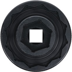 Kraft-Steckschlüssel-Einsatz Sechskant / Zwölfkant | 12,5 mm (1/2") | für Ducati Radbefestigung | SW 28 / 55 mm 