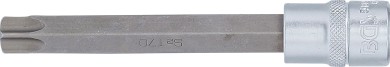 Chiave a bussola | lunghezza 140 mm | 12,5 mm (1/2") | profilo a T (per Torx) T70 