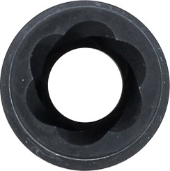 Spiral-Profil-Steckschlüssel-Einsatz / Schraubenausdreher | Antrieb Innenvierkant 10 mm (3/8") | SW 13 mm 