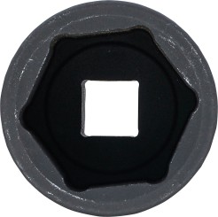 Llaves de vaso impacto hexagonal, largo | entrada 20 mm (3/4") | 50 mm 